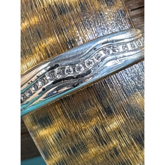 Brighton Leopard Print Resin Bangle Set With Silver Crystal Accents - Picture 3 of 10